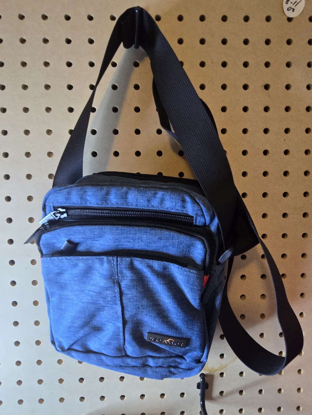Compact Blue Crossbody Sling Bag